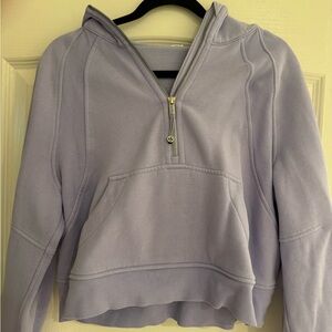 Lavender Women's Zip-Up Hoodie Lululemon Scuba